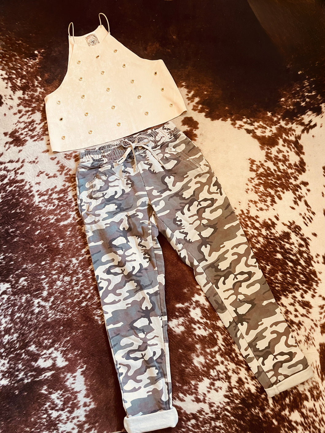 Malinda Camo Jogger