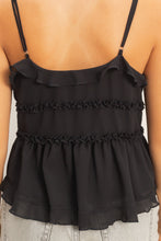 Load image into Gallery viewer, Tie-front Camisole Top (2 COLORS
