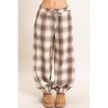 Load image into Gallery viewer, Plaid Jogger Pants (2 Colors)
