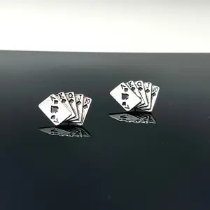 Royal Flush Stud Earrings