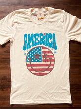 Load image into Gallery viewer, American Smiley Tee
