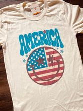 Load image into Gallery viewer, American Smiley Tee
