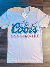 Load image into Gallery viewer, Coors &amp; Cattle Pink Tee
