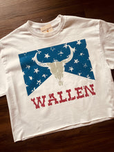 Load image into Gallery viewer, Red, Wallen &amp; Blue Cropped Tee
