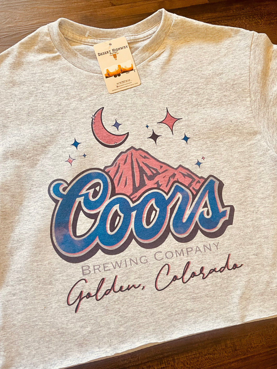 Coors Night Cropped Tee