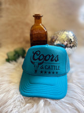 Load image into Gallery viewer, Coors &amp; Cattle Trucker Hat
