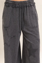 Load image into Gallery viewer, Star Patch Wide Leg Pants (2 Colors)
