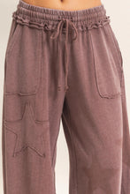 Load image into Gallery viewer, Star Patch Wide Leg Pants (2 Colors)
