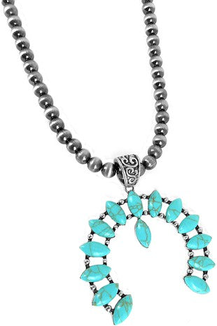 Navajo Pearl Blossom Necklace