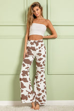 Load image into Gallery viewer, Cow Print Bell Bottoms
