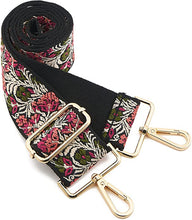 Load image into Gallery viewer, Garden Embroidered Purse Strap
