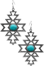 Load image into Gallery viewer, Geo Aztec Earrings
