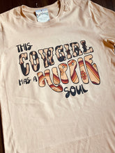 Load image into Gallery viewer, Cowboy Has a Hippie Soul Tee
